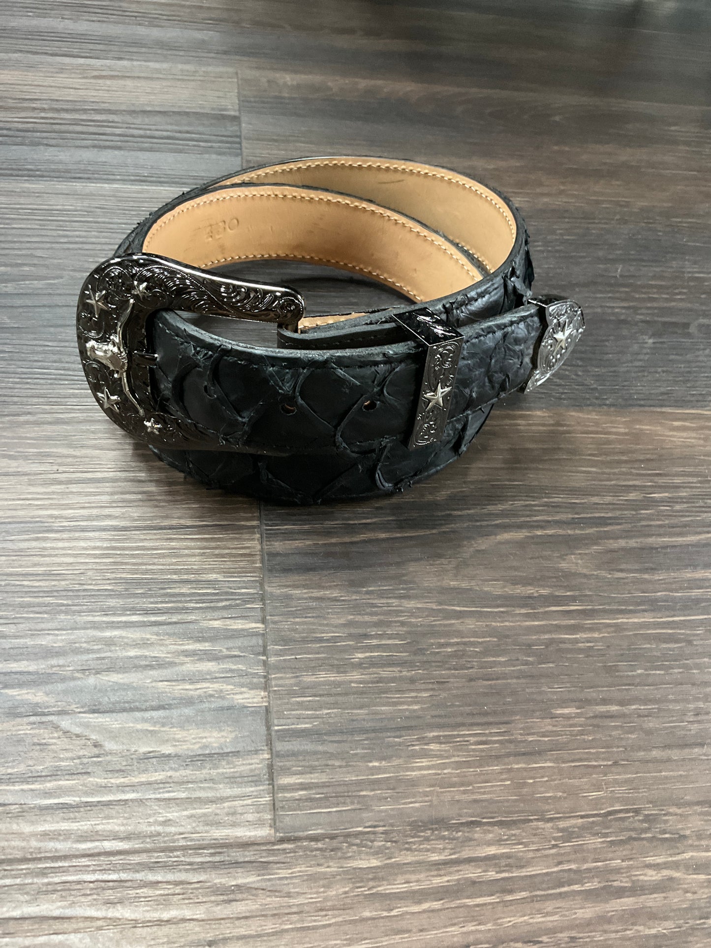Piraruccu Fish Skin Belt