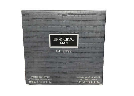 Jimmy Choo Man Intense Eau De Toilette 100ml e 3.3 fl oz, After Shave Balm 100 ml e 3.3 fl oz