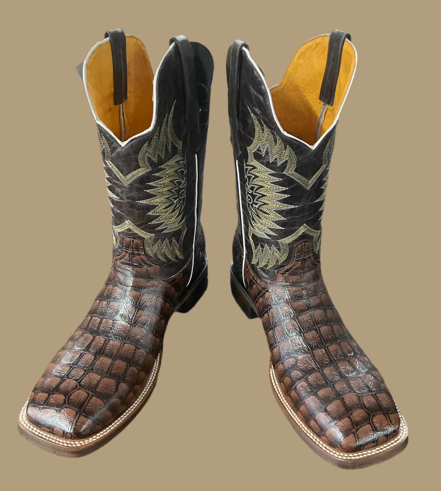 Doble R Brown Print Clearance Boot