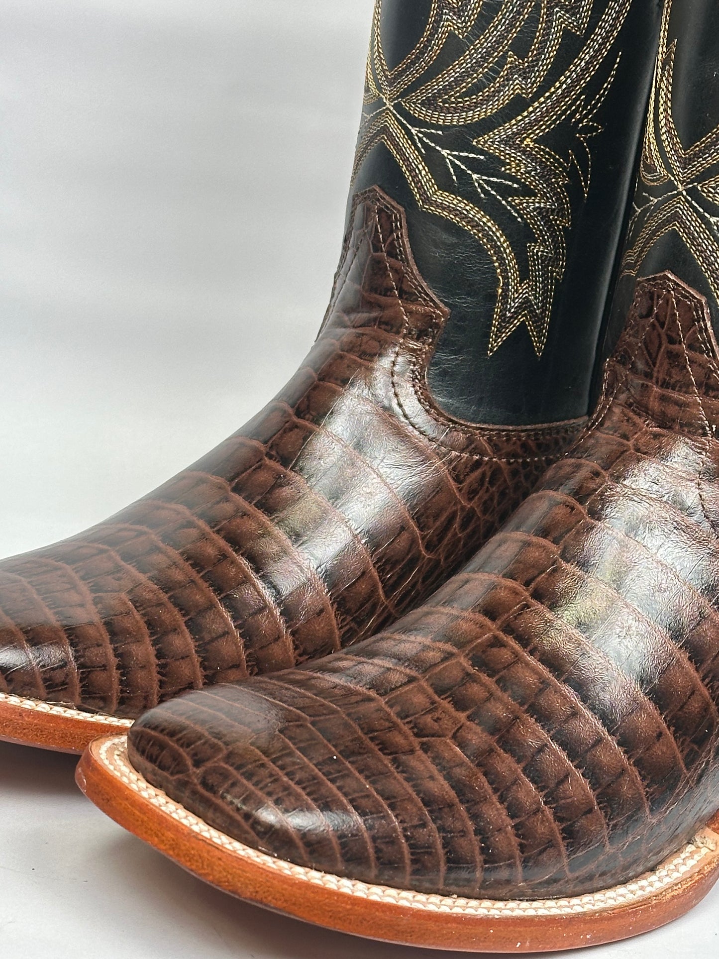 Arango Coco Belly Print Tabaco Men’s Pro-Rodeo Boots
