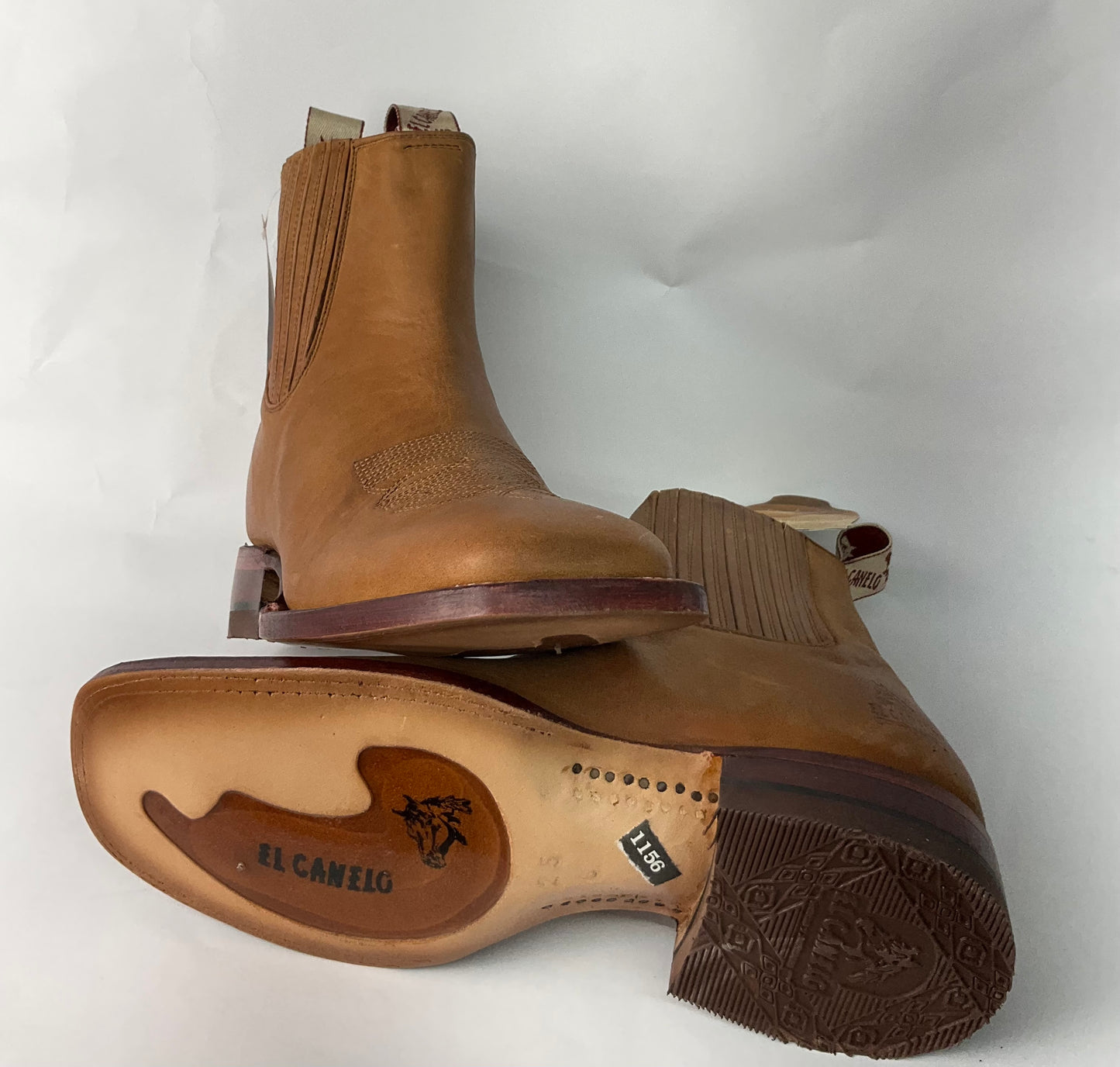 El Canelo Ankle men boot fronterizo mandarina color