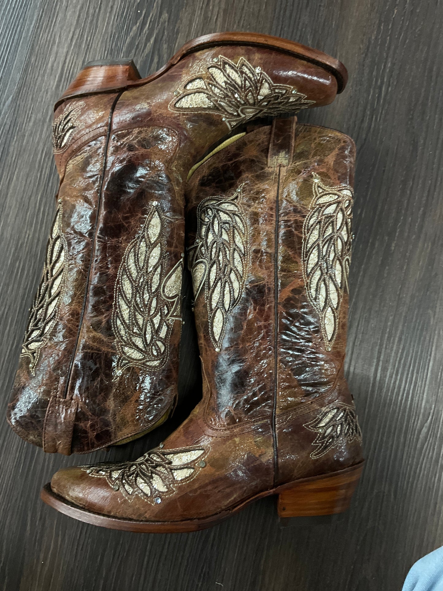 OkCorral Spades Cogñac Lady Clearance Boot