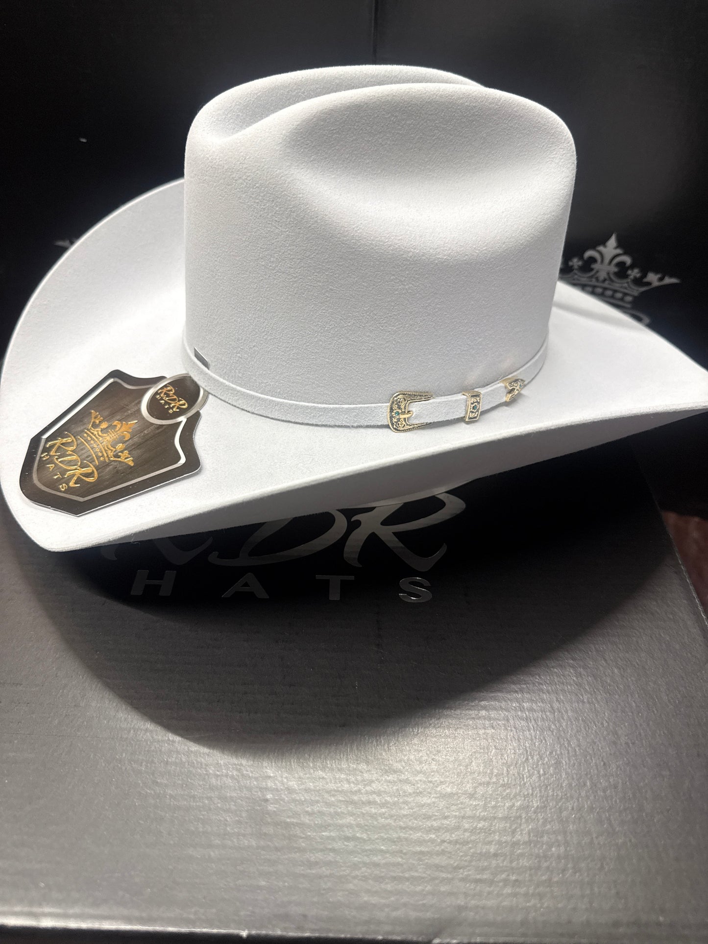 RDR Hat 10X Grey Marlboro Brim 4”