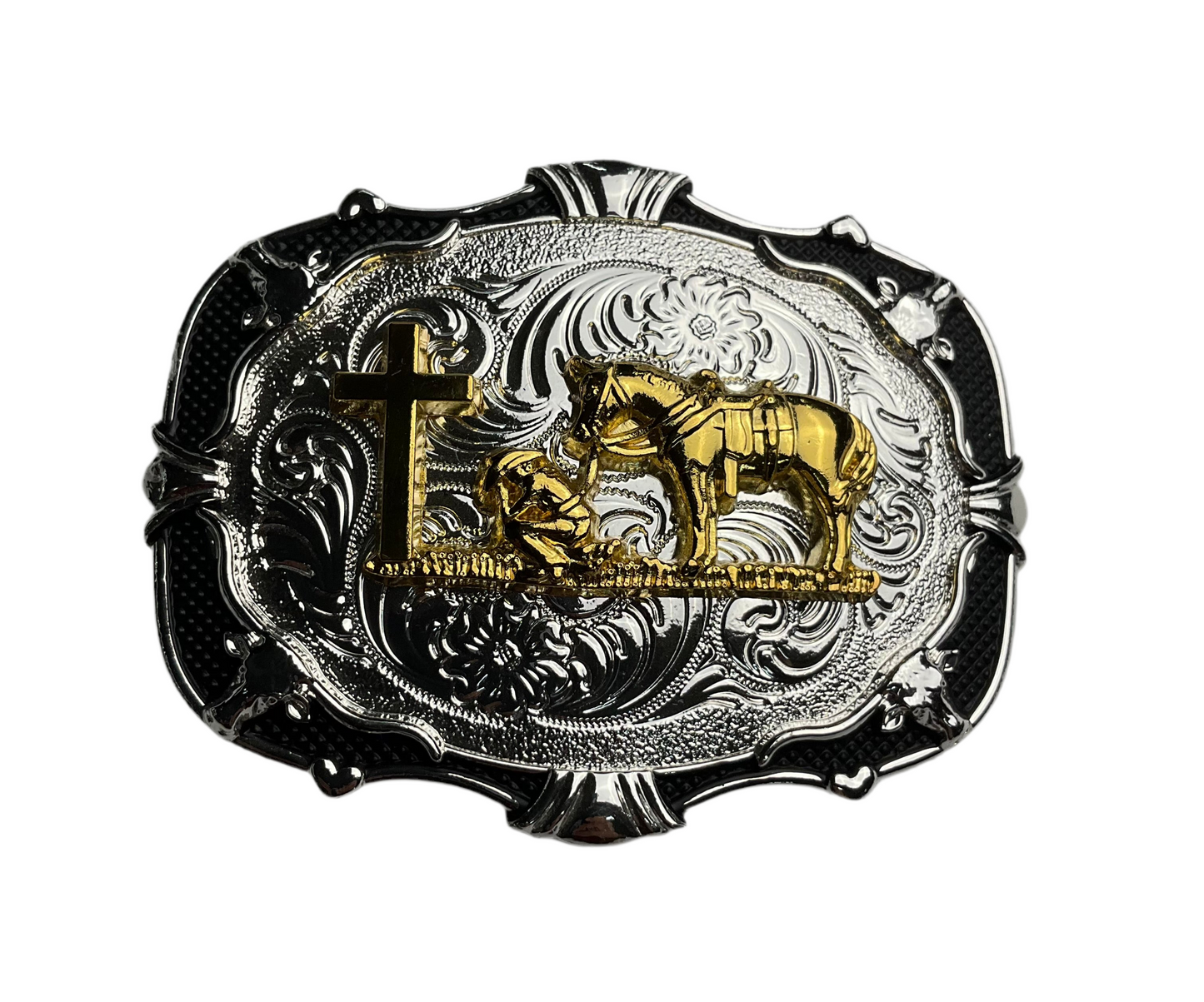 Buckles for kids oval & square cromadas ( hebillas vaqueras de niños)