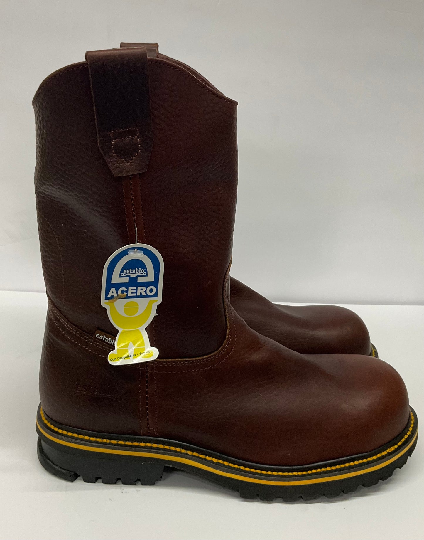 Establo Work Boot 845 Miel Steel Toe.