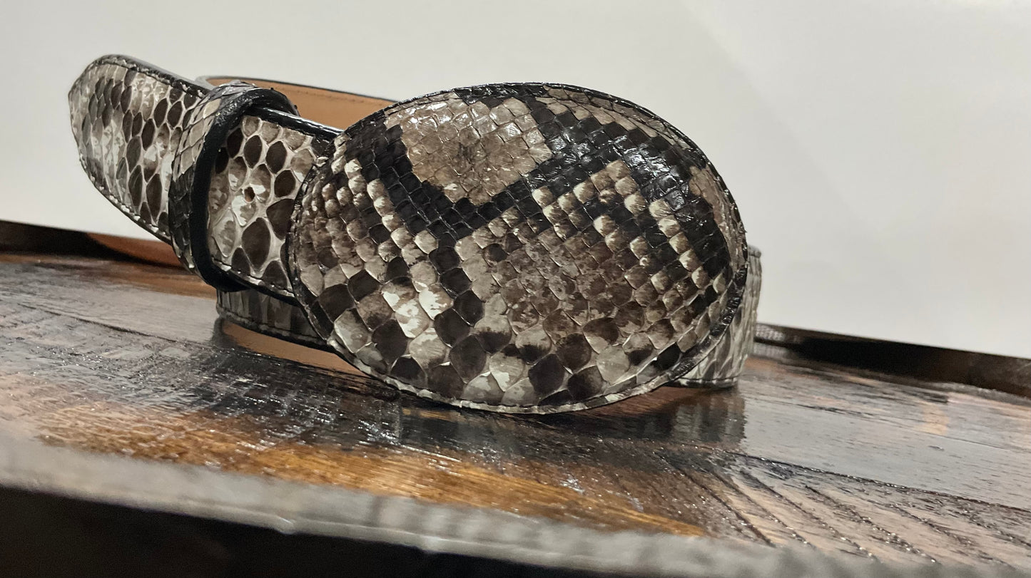 Exotic Python Natural Belt