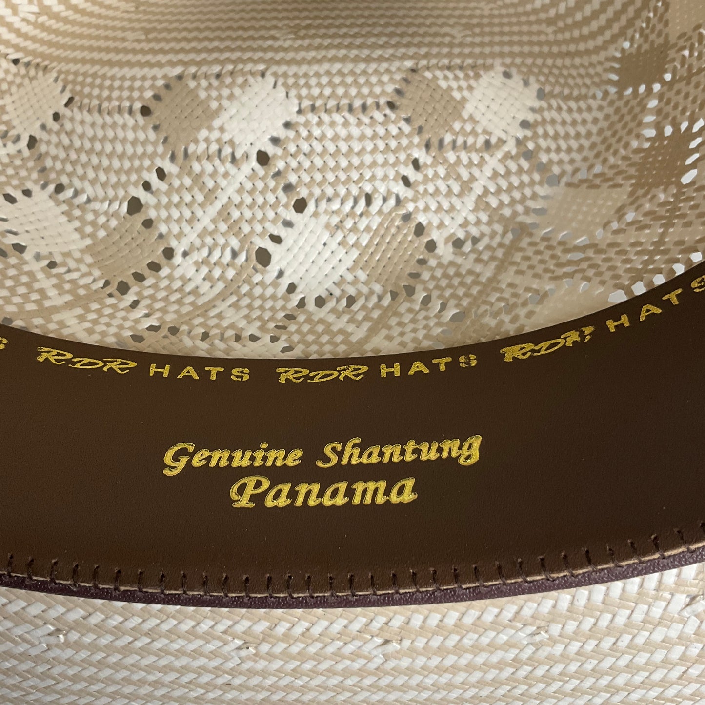 RDR American brand TX630 men’s hat 30x Genuine shantung Panama
