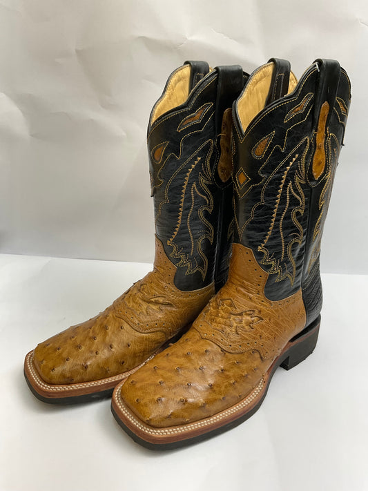 Avestruz/ostrich saddle antifaz/stiching hule sole/suela huleArango Exotic Men Boot