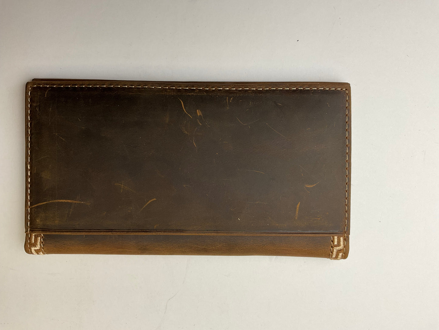 Nocona leather goods rodeo wallet checkbook cover mens