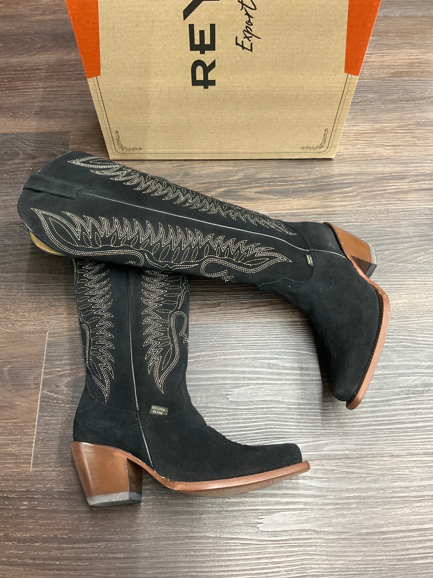 Bota dama Reyme Gamuza Negra