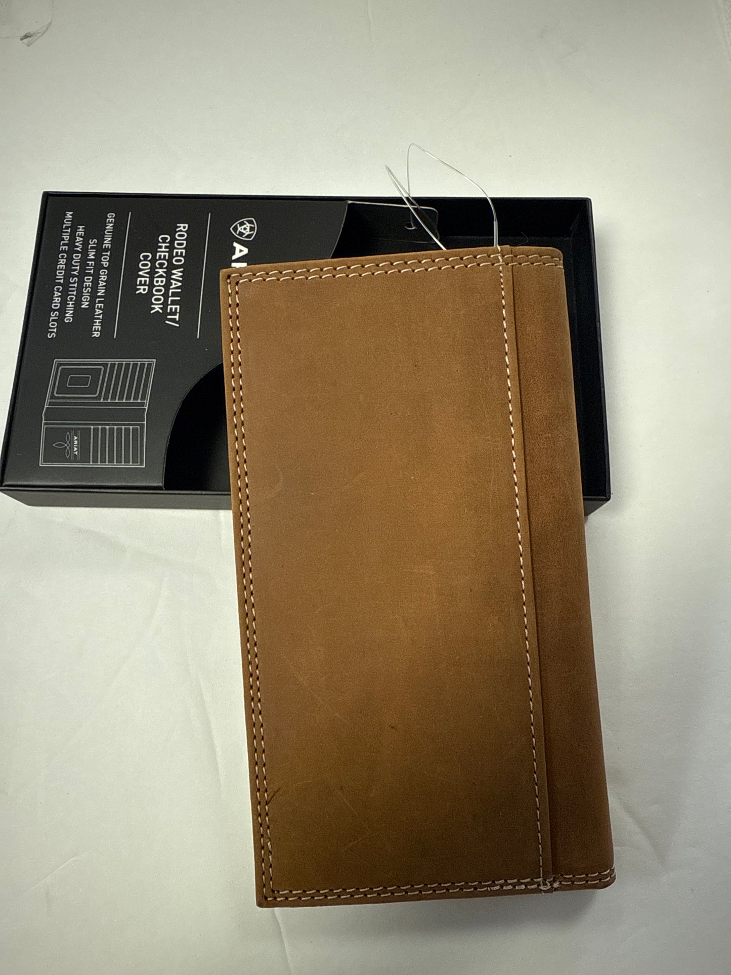 Ariat men Rodeo Wallet/Checkbook Cover ( cartera larga de hombre )