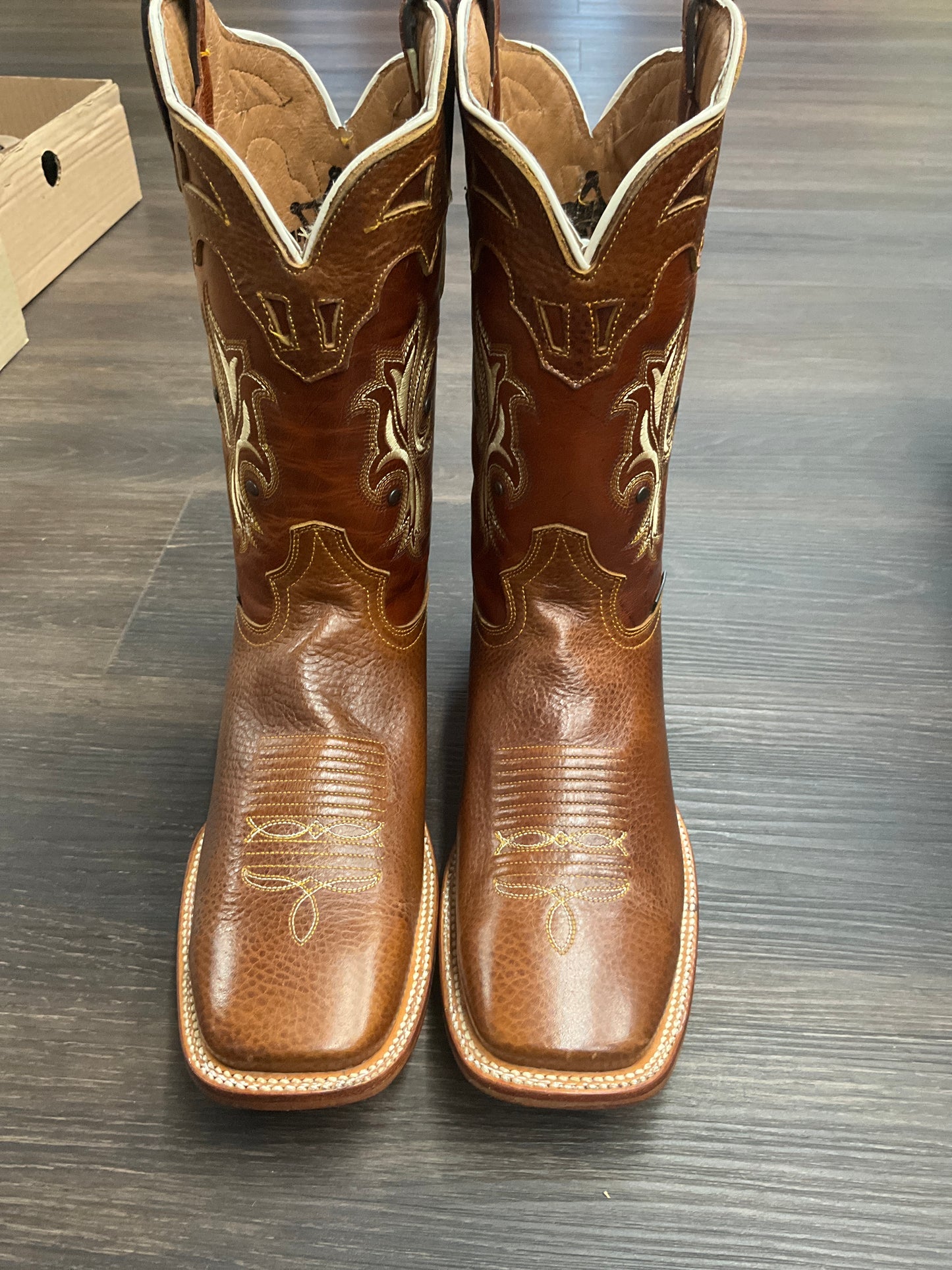 Estrella men boots leather shedron pro-rodeo