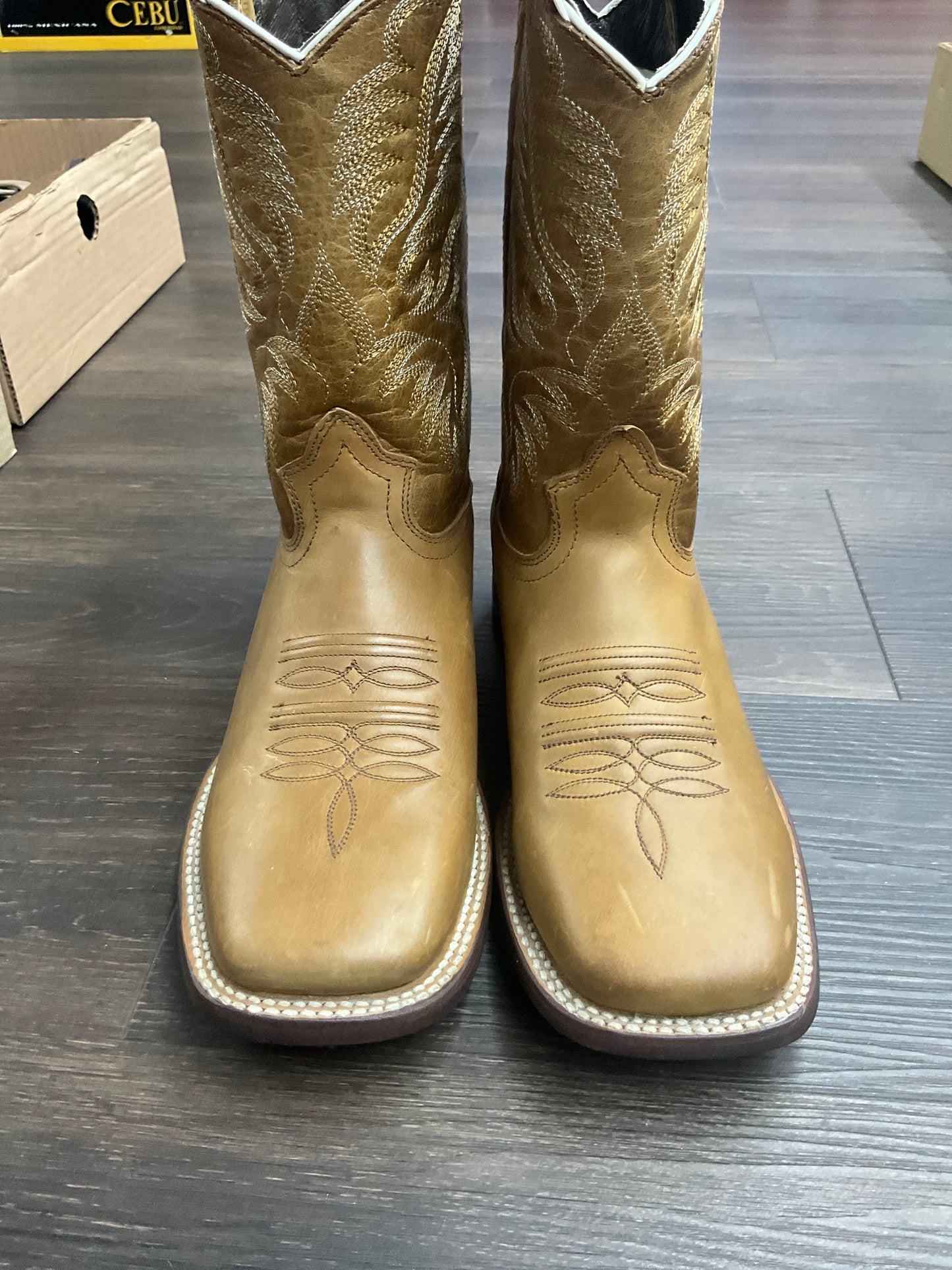 RDR men boots Tan Pro- rodeo