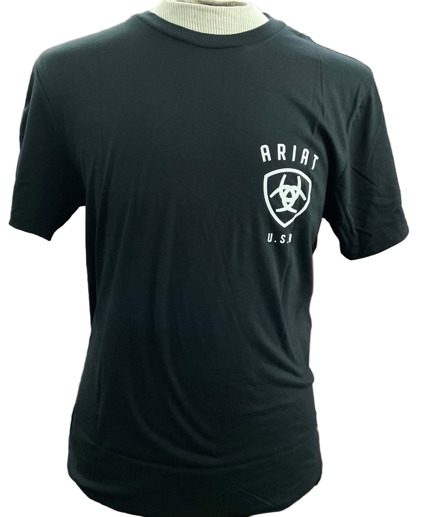 Ariat Men’s Faded Bull ss Shirt Black 10062429