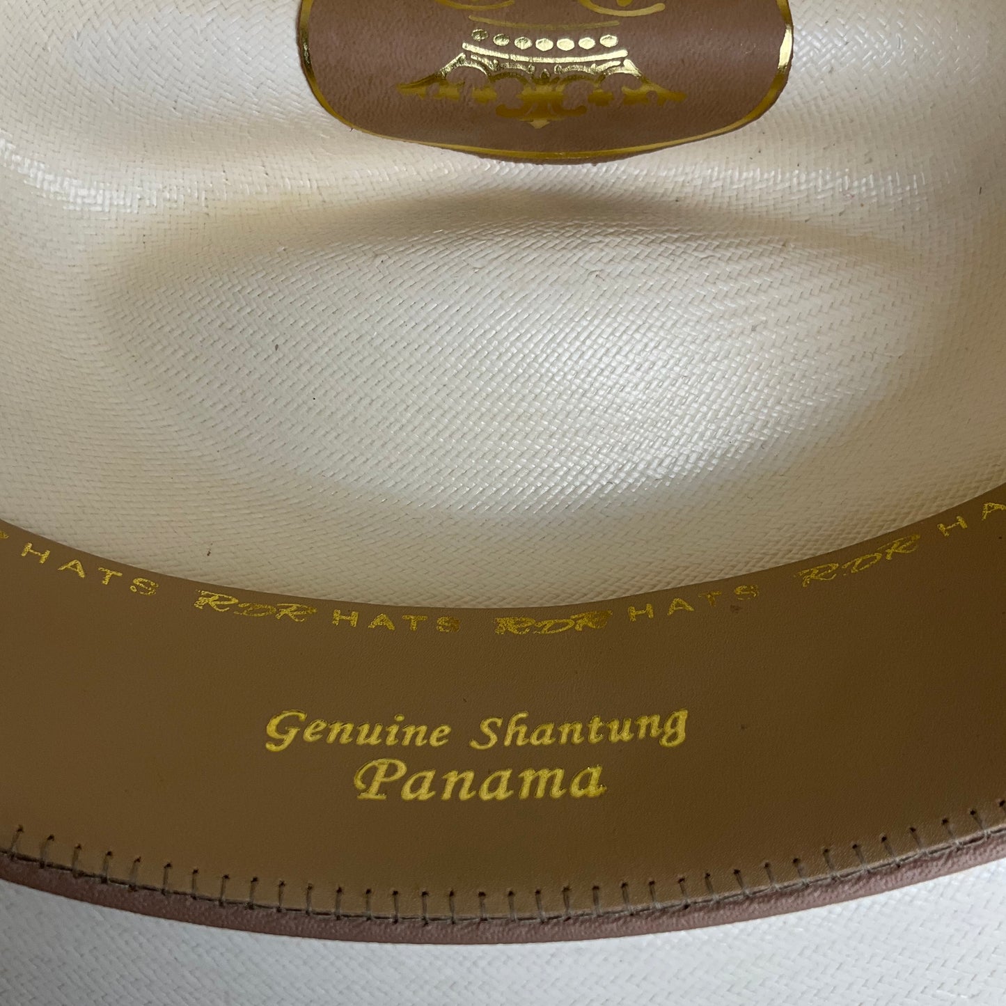 RDR American brand S72 men’s hat exotic genuine shantung Panama
