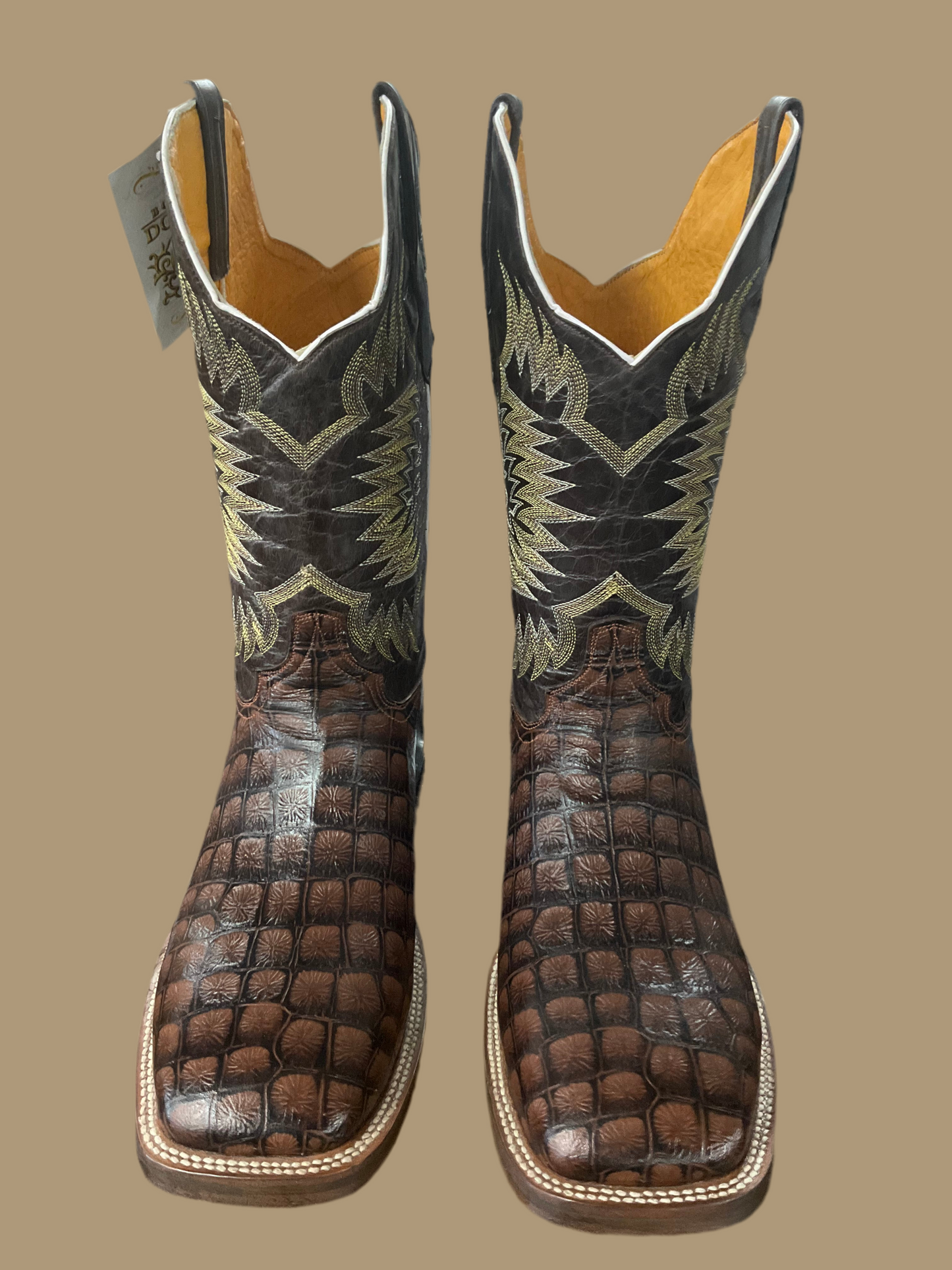 Doble R Brown Print Clearance Boot