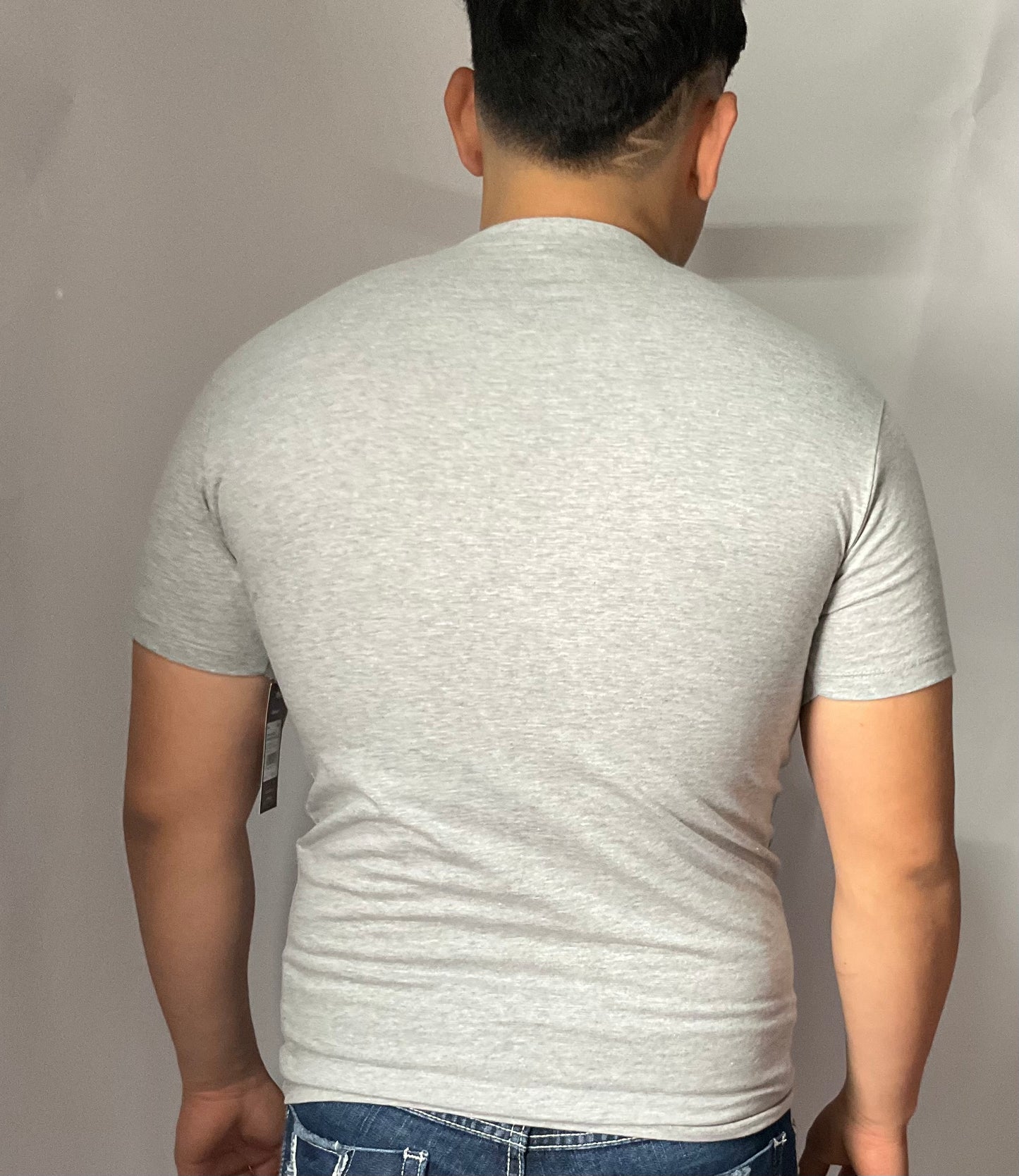 Ariat Heather Grey/Gris Viva Mex Independent SMU SS Mens Shirt (Playera Caballero) Manga Corta