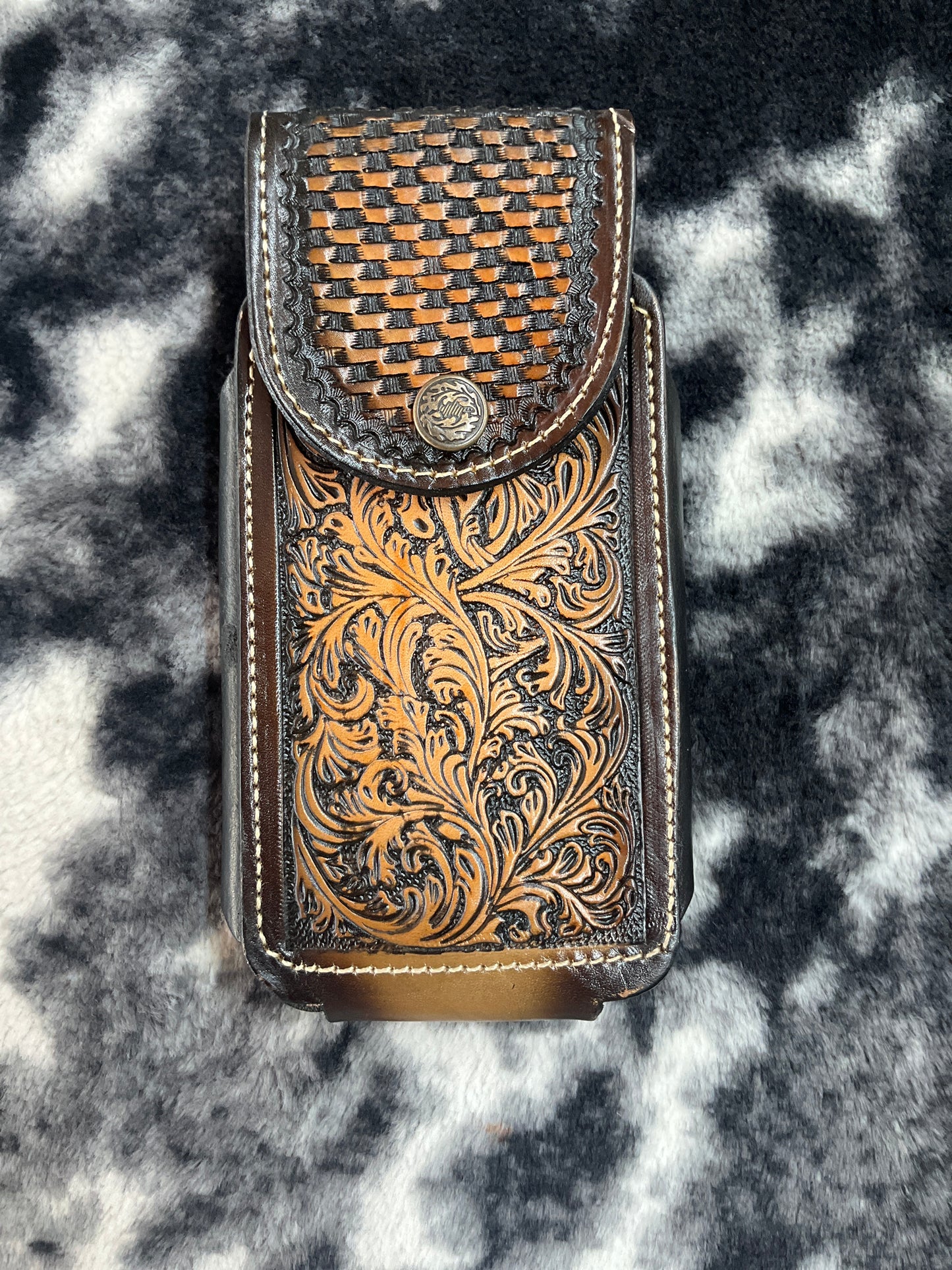 Cell phone case (Fundas para celular cincelada y pelo de Vaca )
