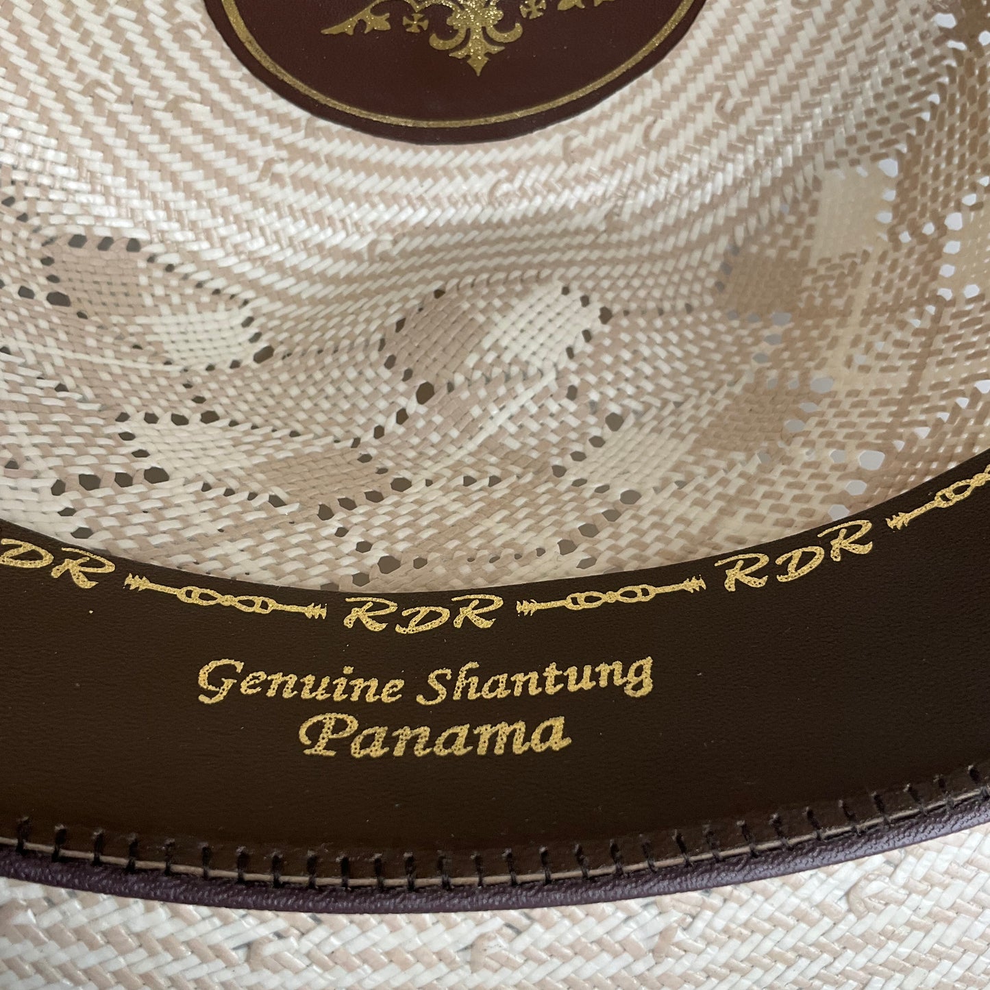 RDR American brand C28 men’s hat 30x genuine shantung Panama