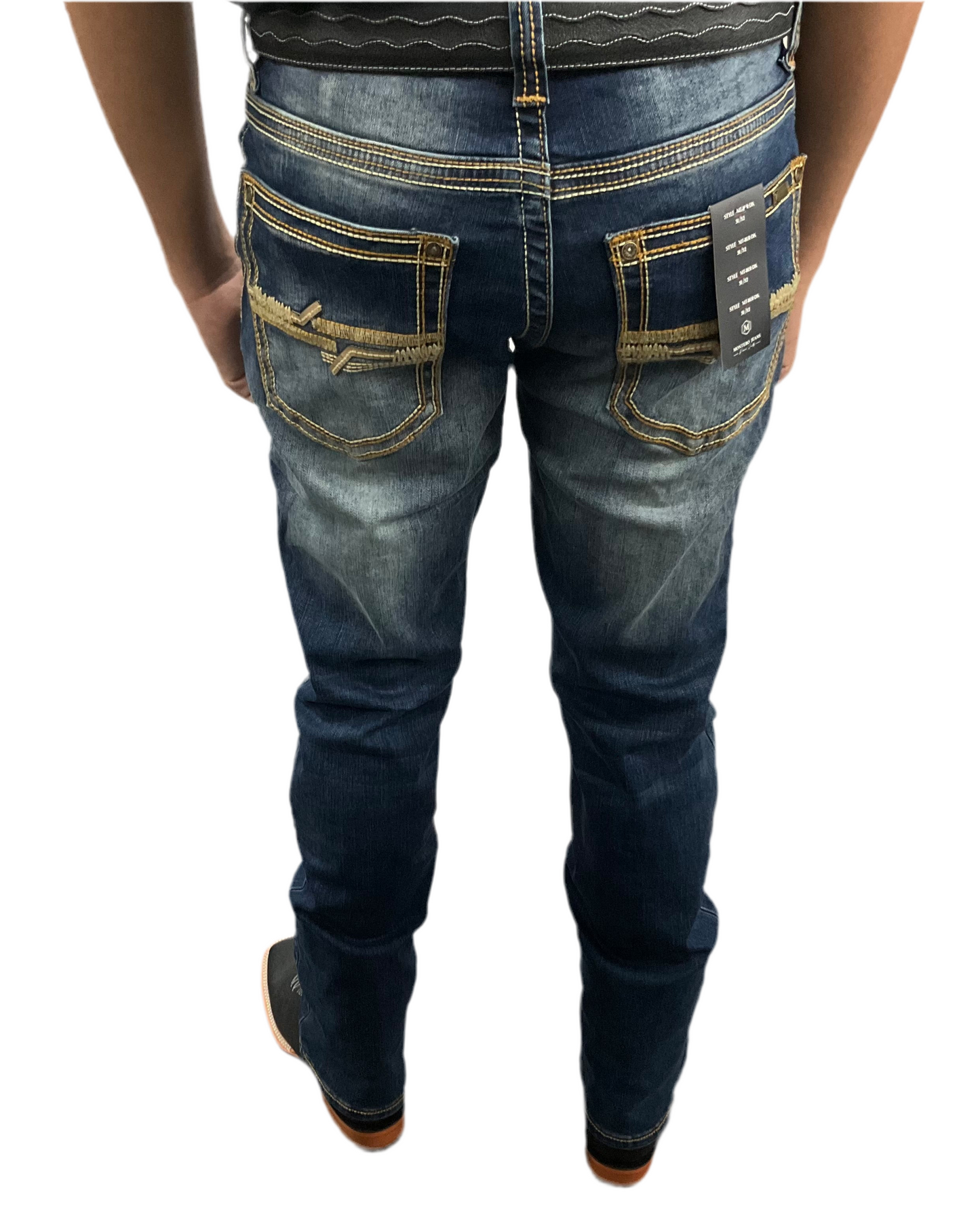 Montero men’s Jean’s Style MT4651-Dk ( Dark Blue )