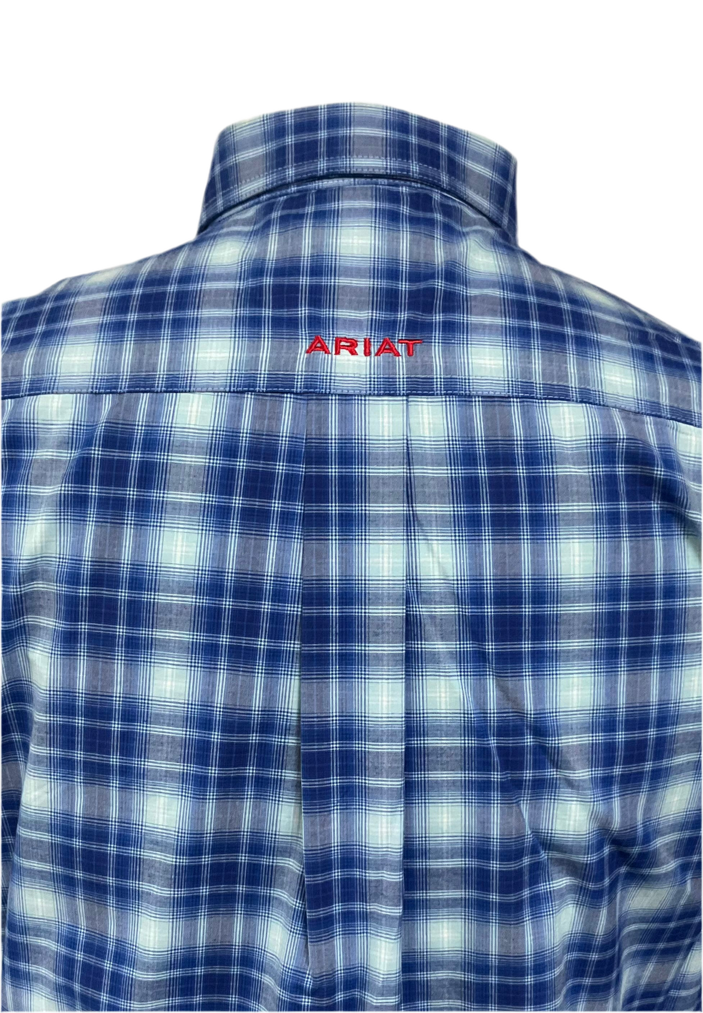 Ariat Cerulean Blue/Azul Pro Series Classic Fit Long Sleeve (Manga Larga) Mens Shirt (Camisa Caballero)