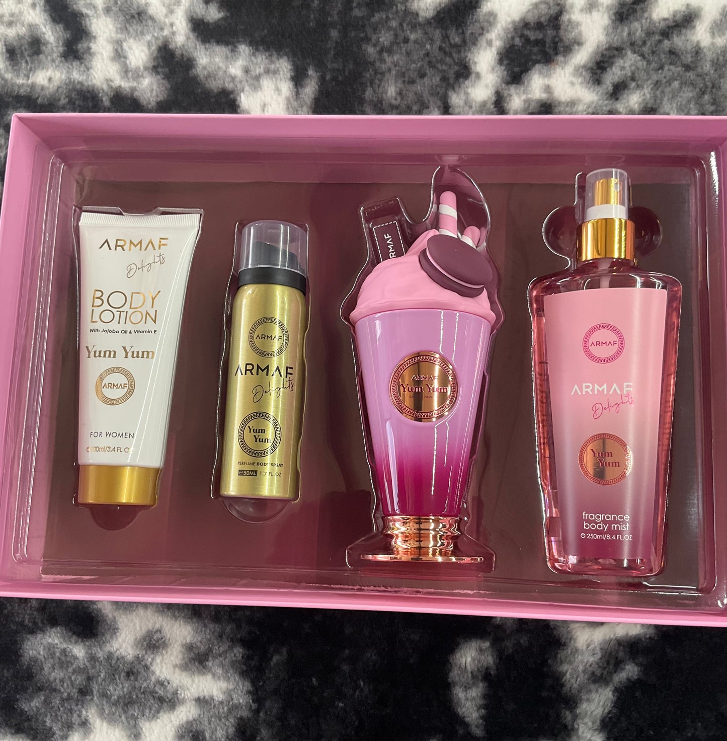 Armaf delights yum yum girl set aeu de parfum 100 ml 3.4 oz