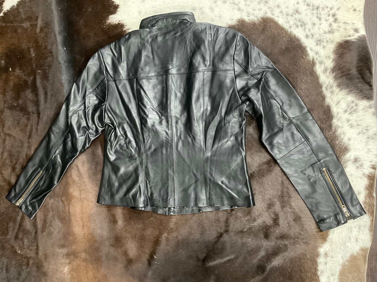 Lazo Women leather jacket black