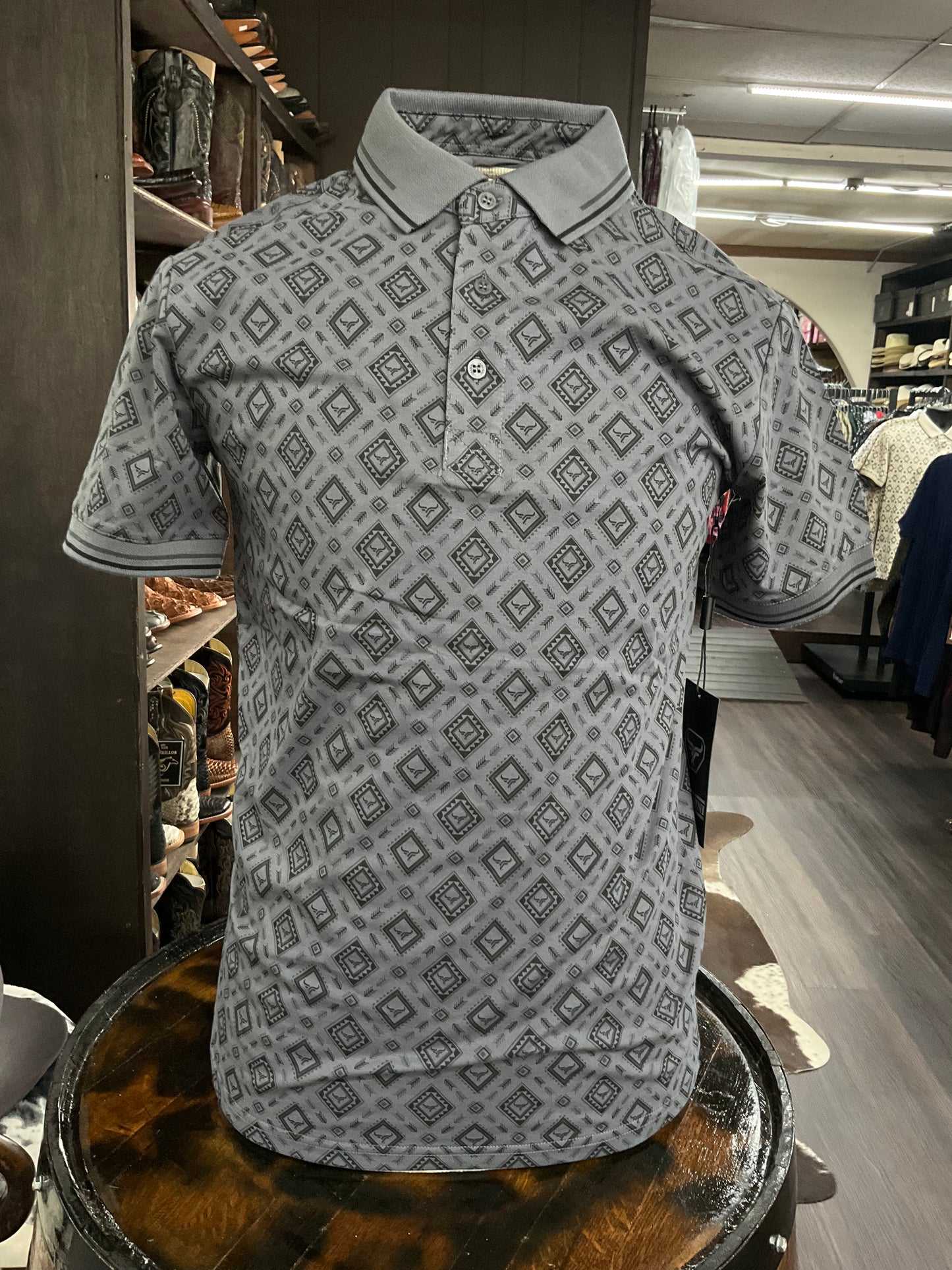 Polo Lamasini LAM28229 Grey ( Playera de hombre )