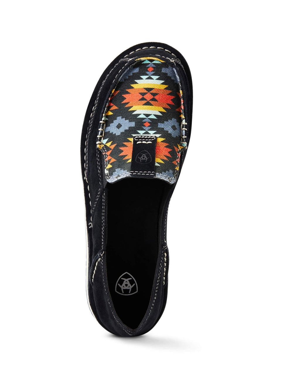 Women’s Ariat Cruisers Black Suede/ Deepest Aztec