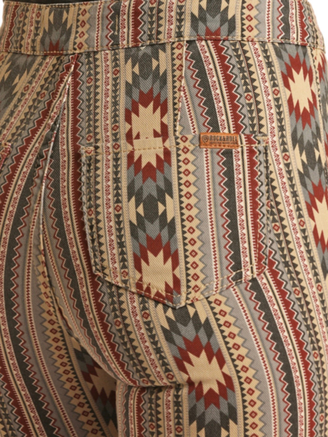 Rock & Roll Denim Aztec Bell Bottoms