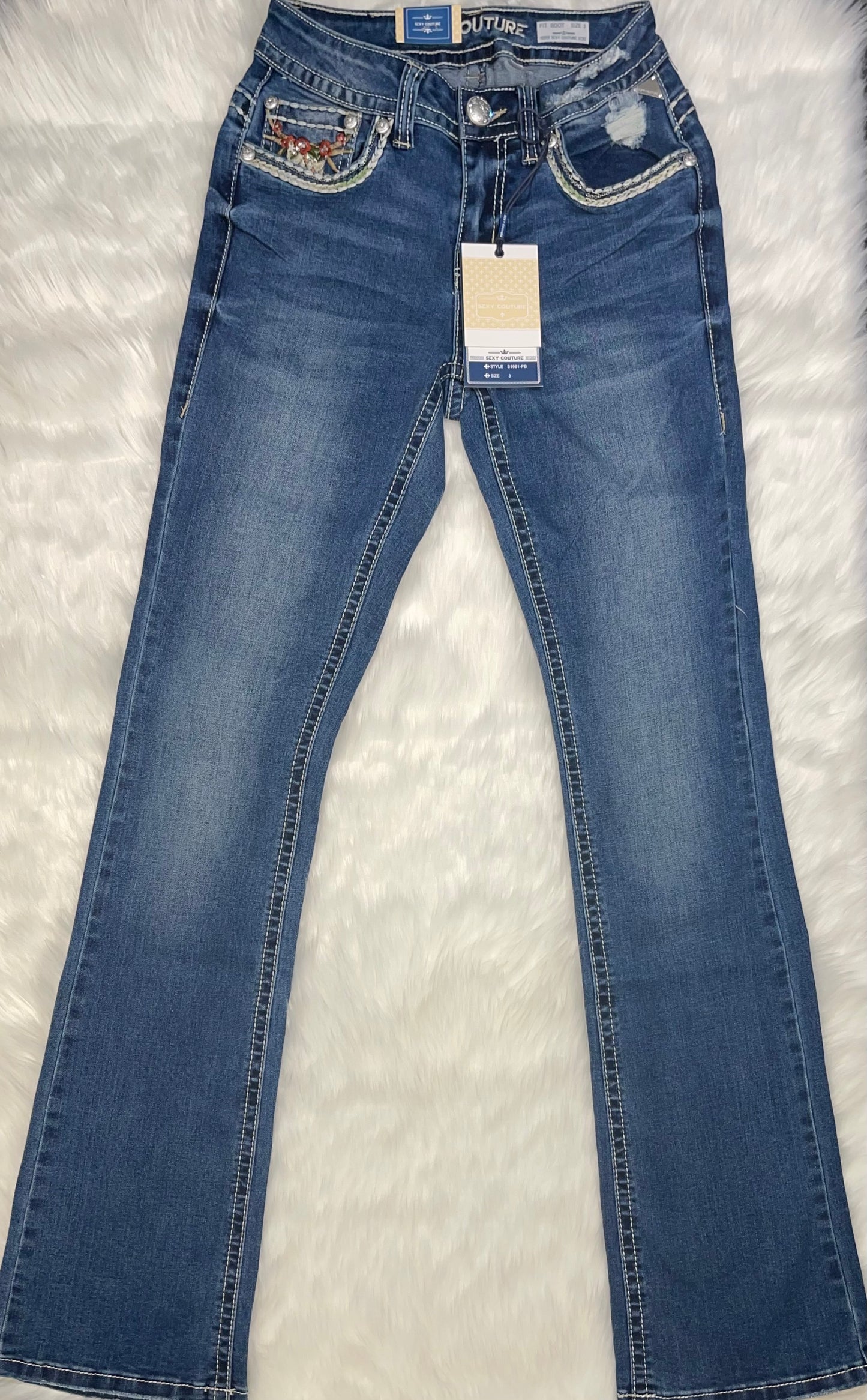 Women's Denim Bootcut Jean Sexy Couture S1061