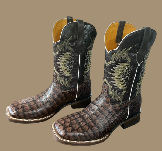 Doble R Brown Print Clearance Boot