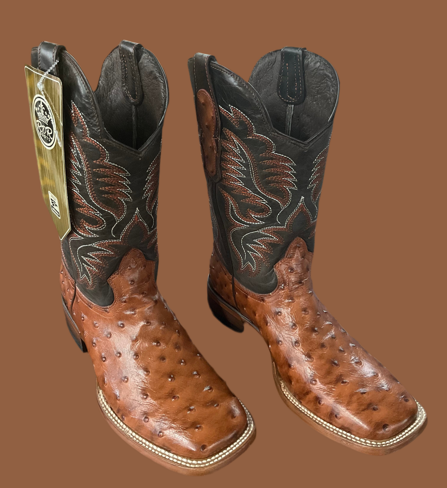 RDR Avestrus Africana Shedron/Barza Cafe Men Boots Grey Clearance