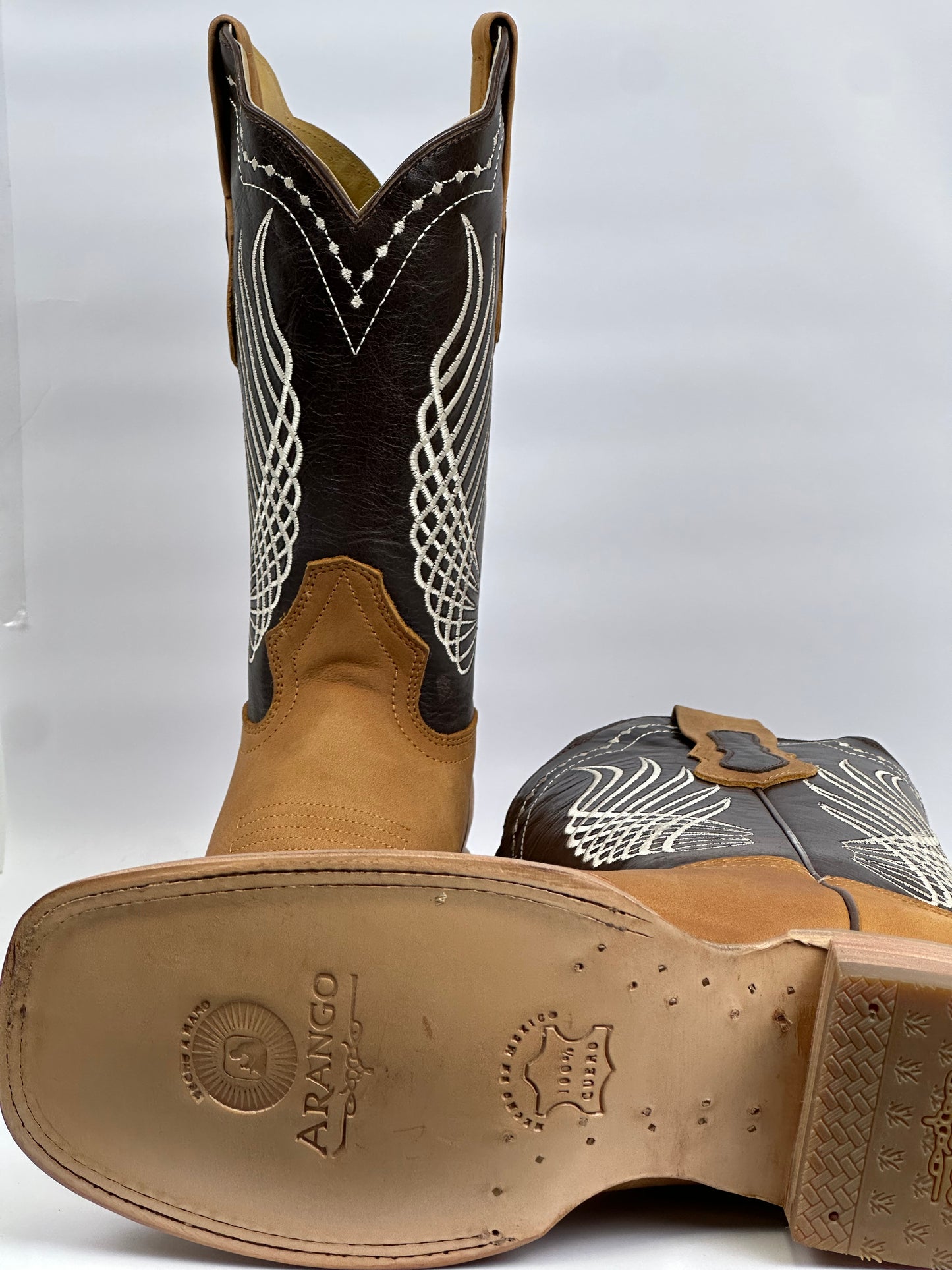 Arango Crazy Grasso Tan Pro-Rodeo Men’s Western Boots