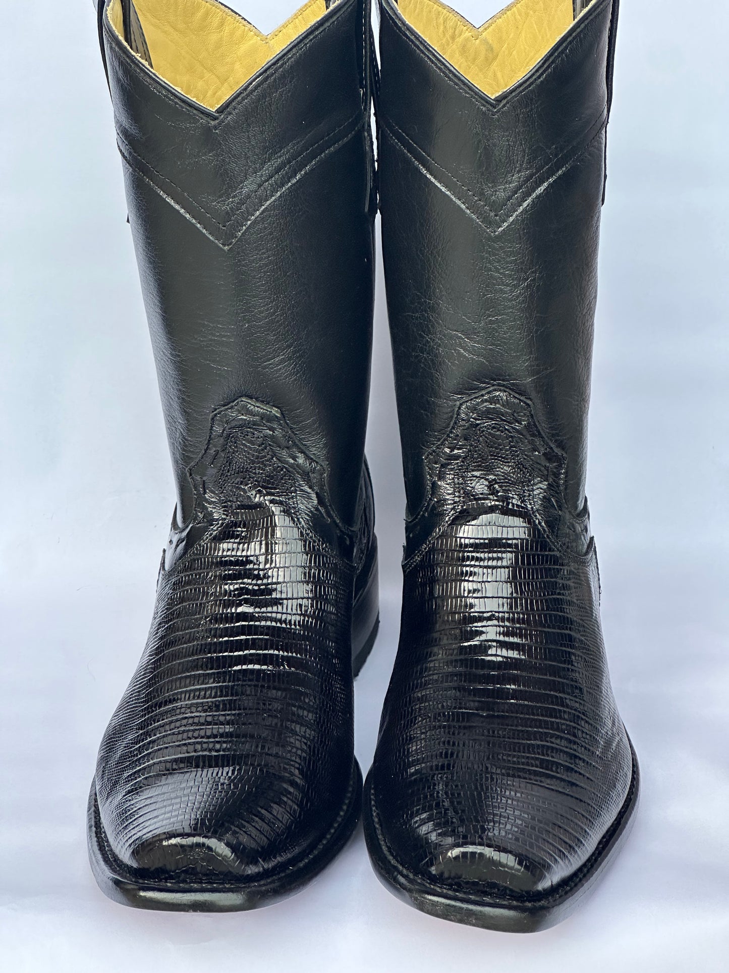 Arango Europea Lizard Black Exotic Men’s Boots