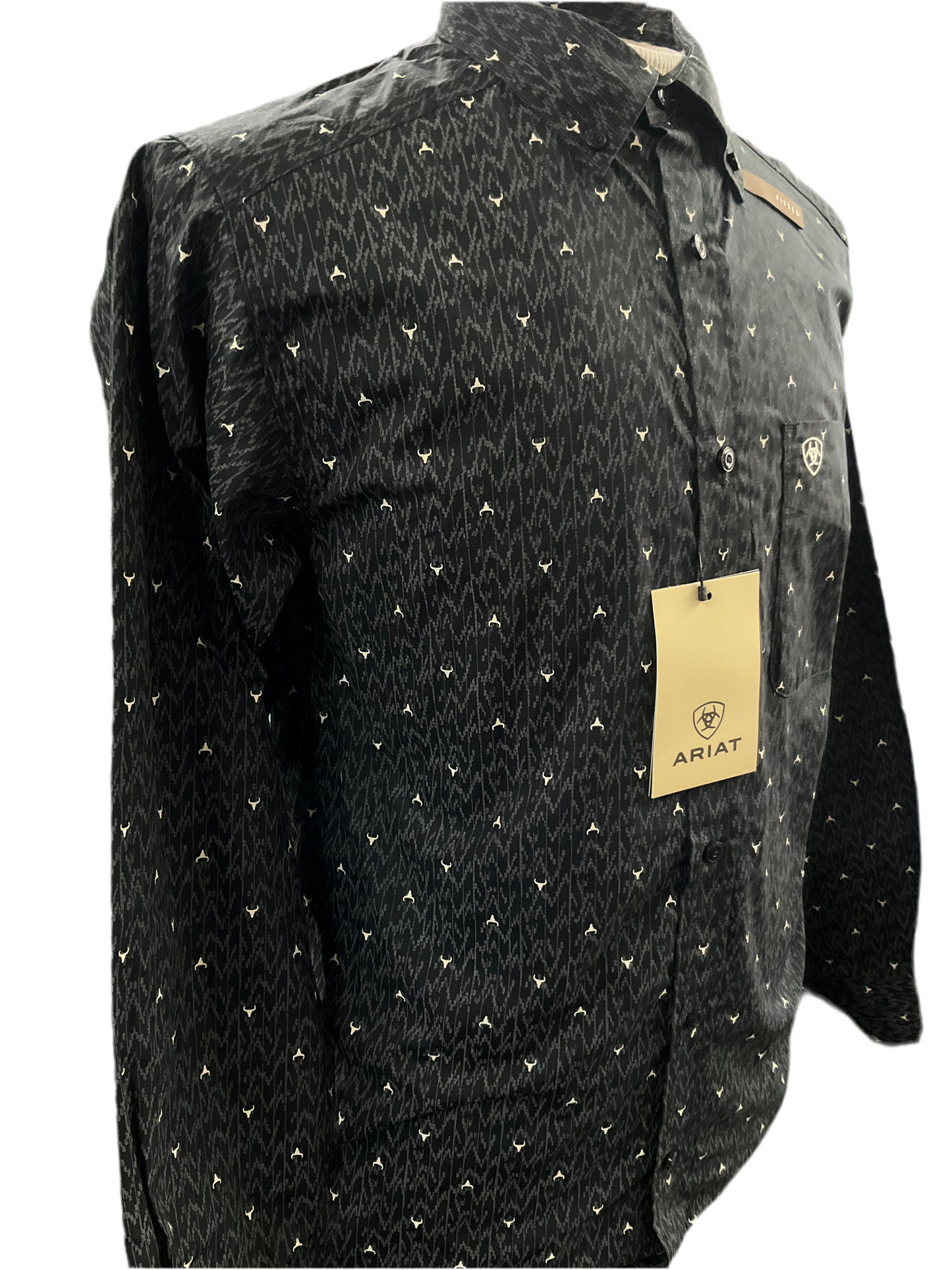 Ariat men’s WHEATON FTD LS SHIRT NAVY