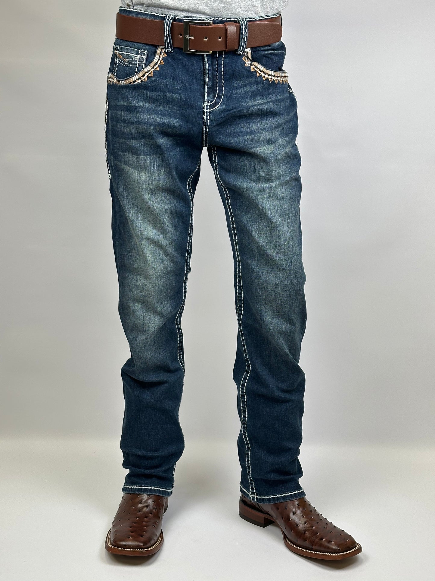 Pantalon Montero MT-4632 Med Blue modern boot