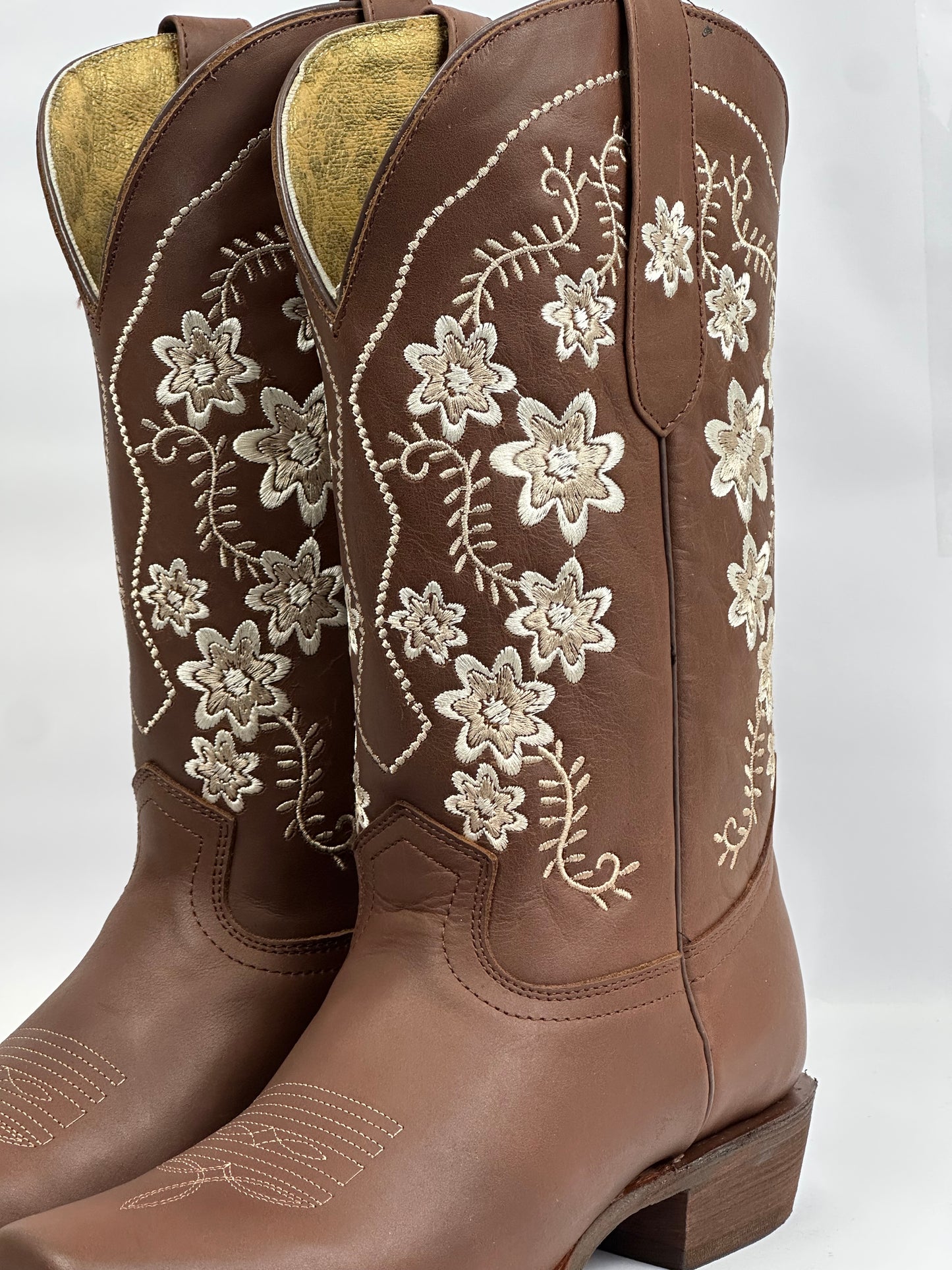 Star Flower Calafate Brown Women’s Western Boots
