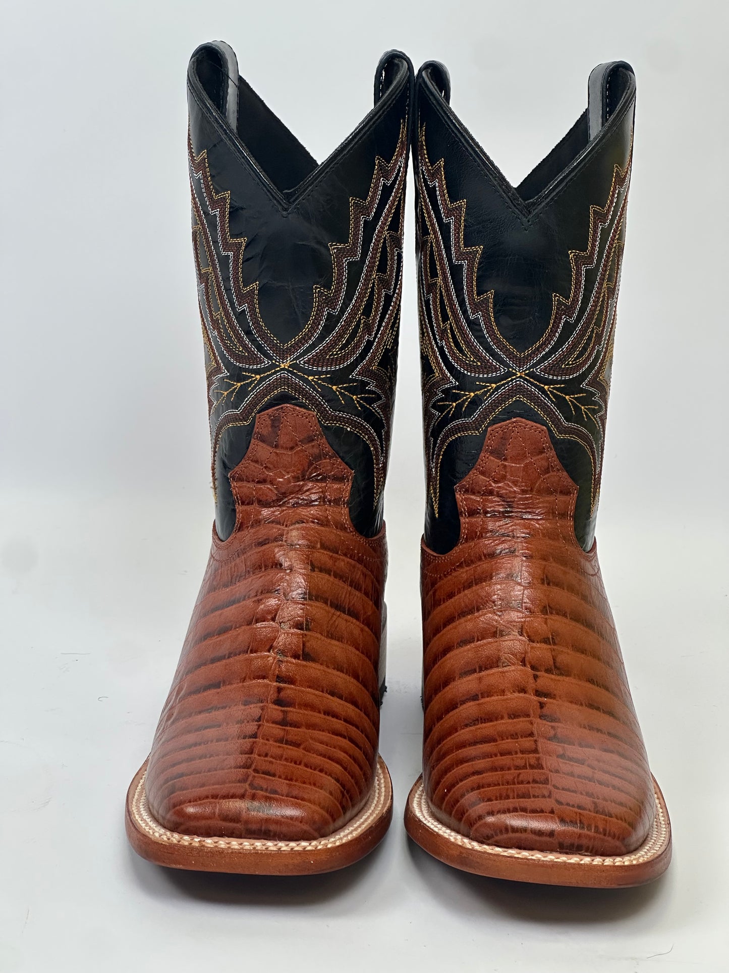 Arango Coco Belly Cognac Pro-Rodeo Imitation Men’s Boots