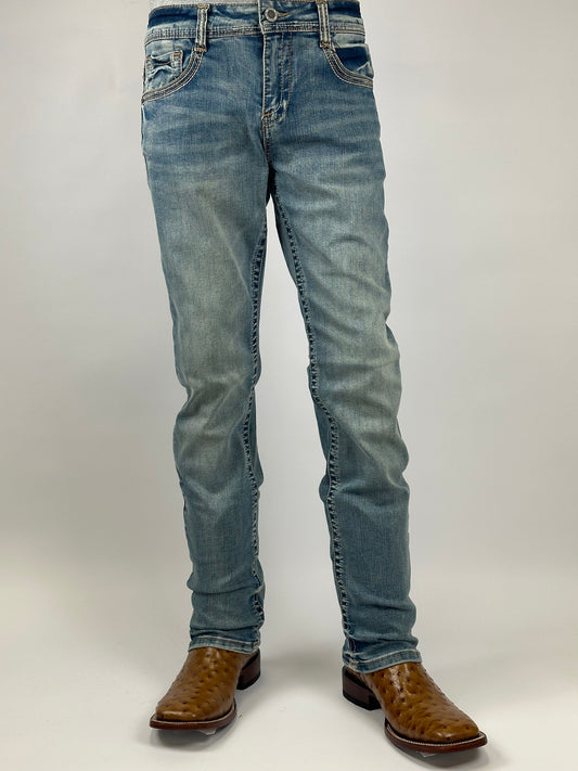 Men Jeans Montero Style MT4649-LT Boot cut