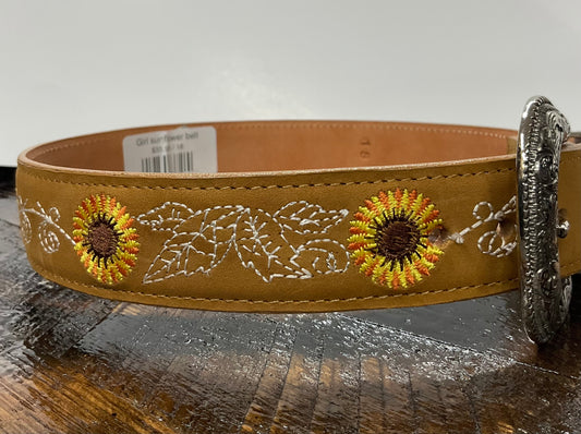 Girl sunflower belt