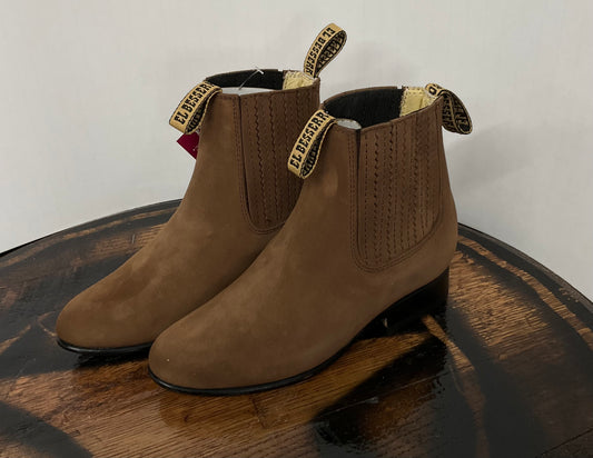 Besserro Botin/Ankle Boot Nobuck/Gamuza Camel Kids/Niño EST.700