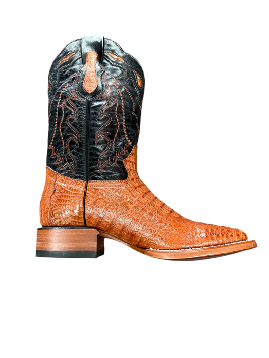 Alligator neck coñac ( nuca) Arango exotic men boot pro-rodeo