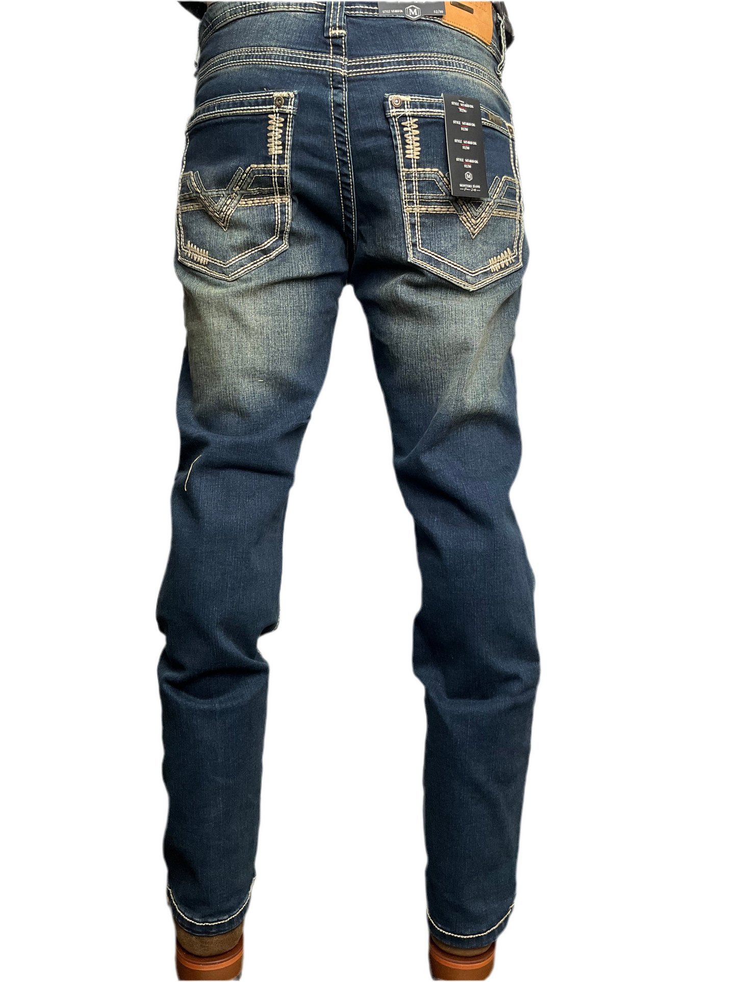 Montero Men’s jeans /Pantalon de hombre /Azul Obscuro Modern Boot MT4655-DK