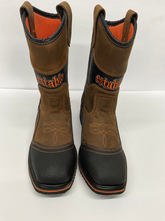 Bota Establo  423 Tan Graso.Steel Toe