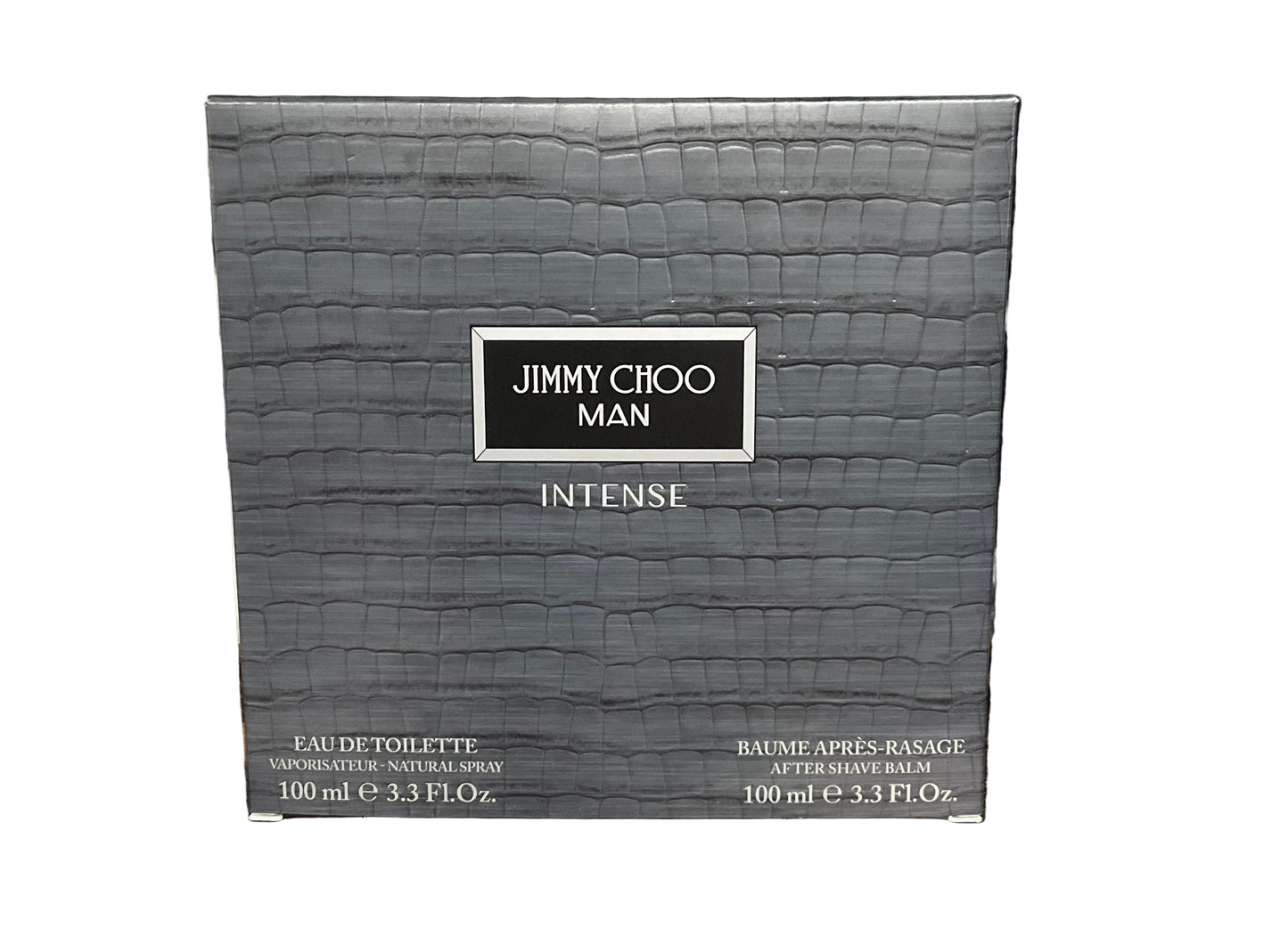 Jimmy Choo Man Intense Eau De Toilette 100ml e 3.3 fl oz, After Shave Balm 100 ml e 3.3 fl oz