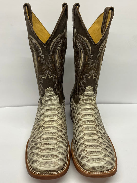 R-3 Pitón/Phyton Natutal cafe/natural brown Lazo Exotic Men Boot