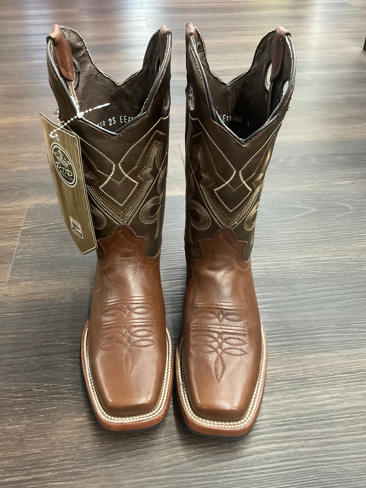 RDR boots leather brown rodeo ( media suela hule )