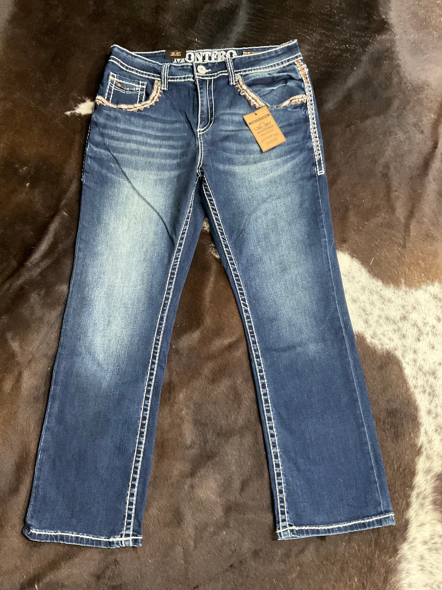 Pantalon Montero MT-4632 Med Blue modern boot