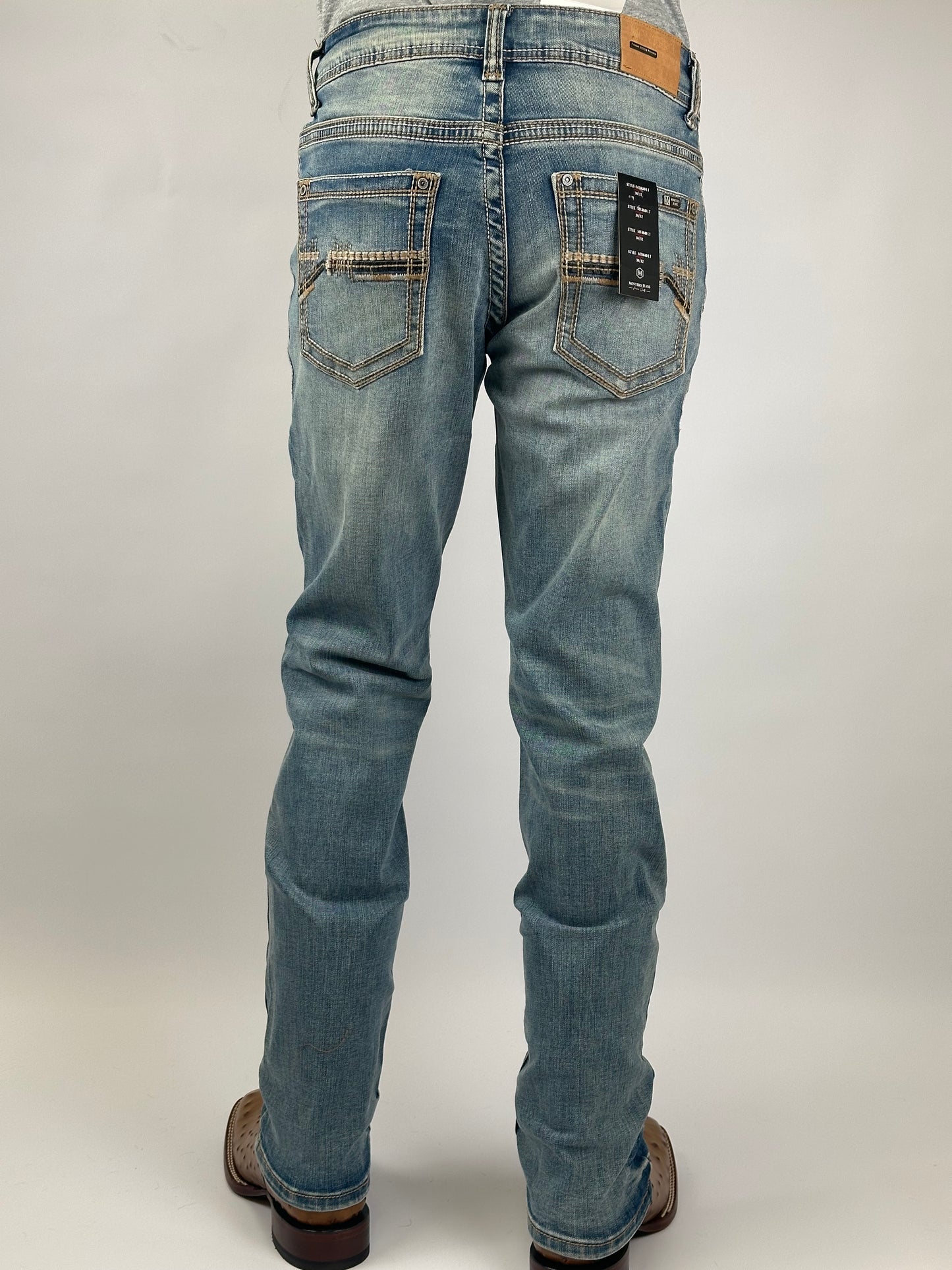 Men Jeans Montero Style MT4649-LT Boot cut